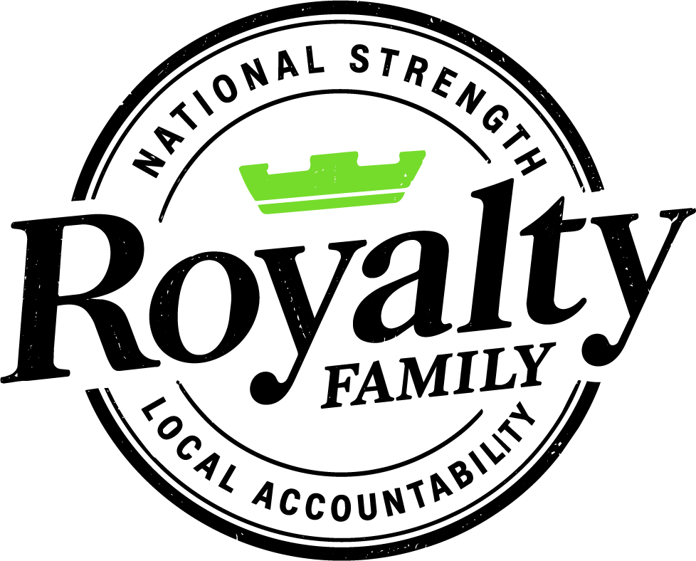 Royalty Family Logo "National Strength, Local Accountability"